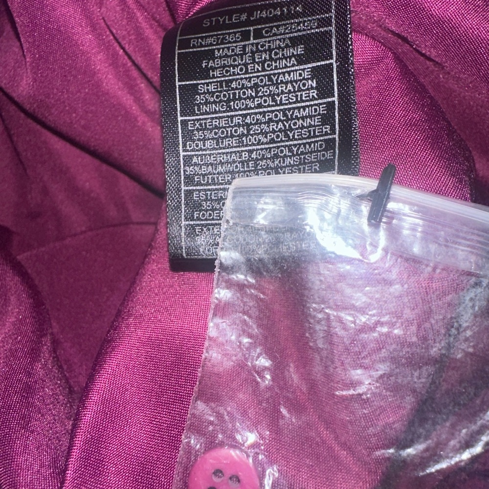 Jack by BB Dakota Maroon Lace Elegant Sleeveless Top Size S - Picture 7 of 7